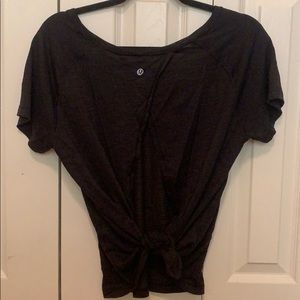 Lululemon Back in Action Short Sleeve Black